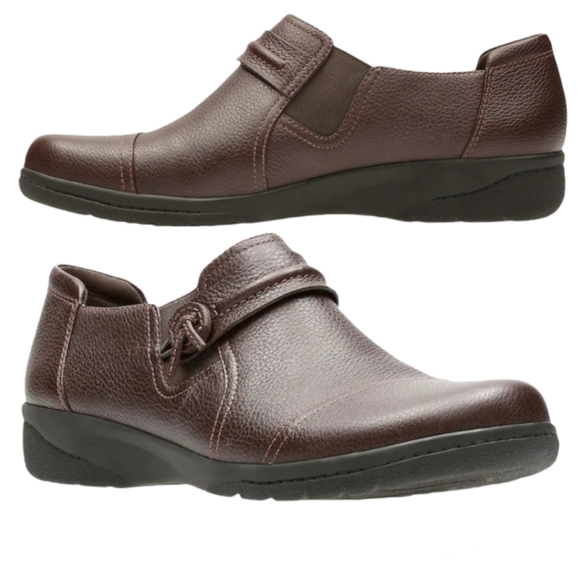 CLARKS Cheyn Madi Slip-On, Brown, Women's size 6.5 - Picture 8 of 16